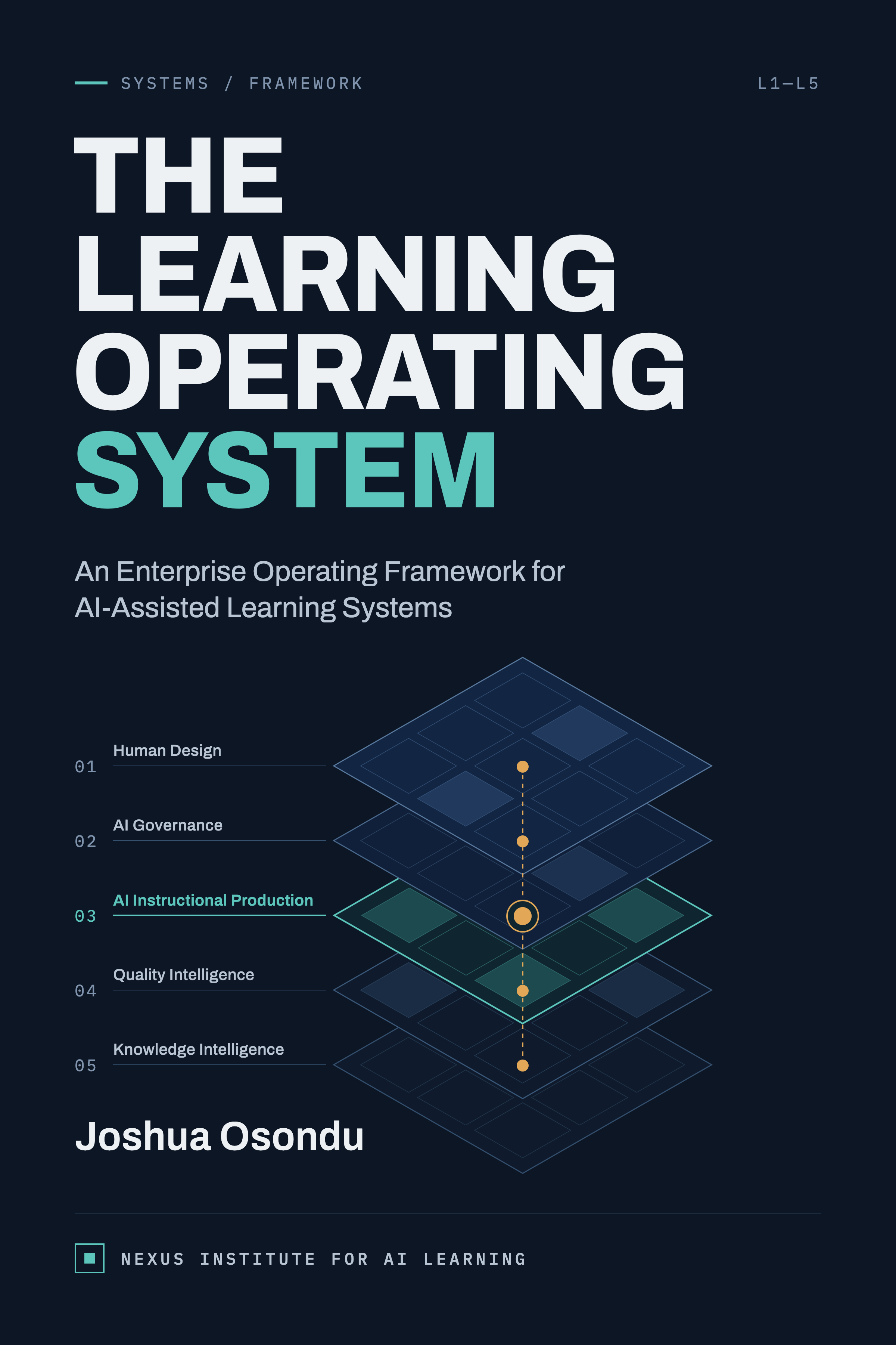 Cover of The Learning Operating System by Joshua Osondu
